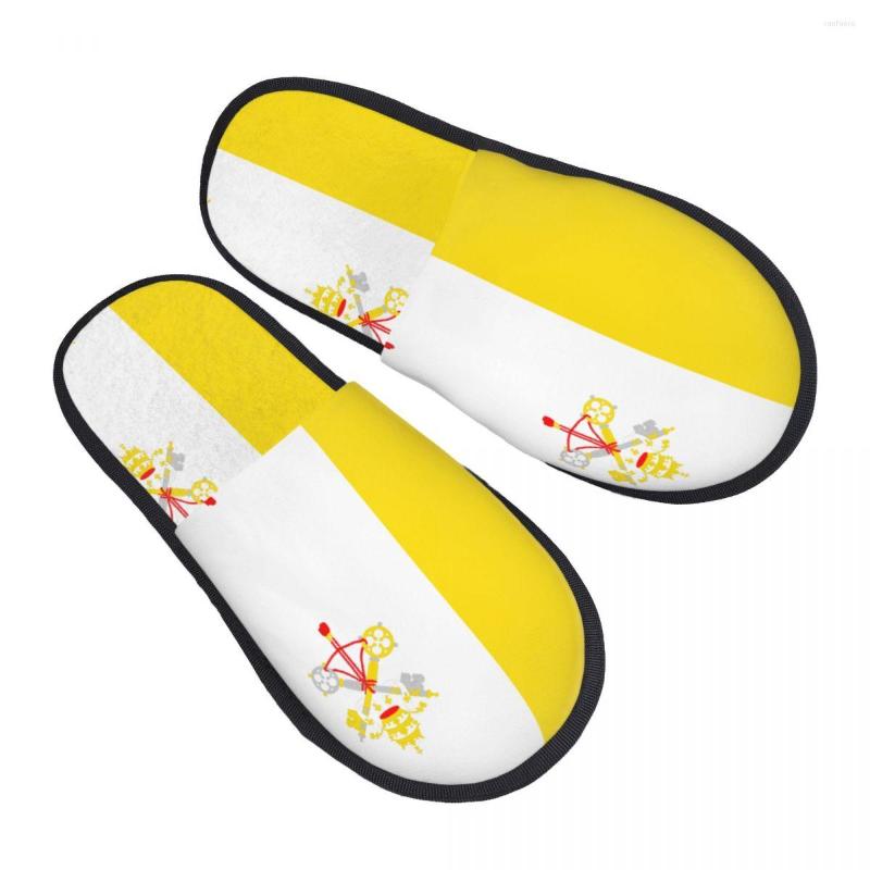 Slippers Indoor Flag Of Vatican Warm Winter Home Plush Fashion Soft Fluffy, Black
Slippers Indoor Flag Of Vatican Warm Winter Home Plush Fashion Soft Fluffy, Black