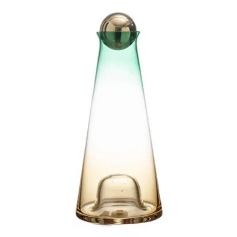 Bar Tools 280 1100ml Creative Amber Gradient Green Set Whiskey Vodka Sake Wine Pot Family Cold Water Bottle Juice Drinkware Cup 231127