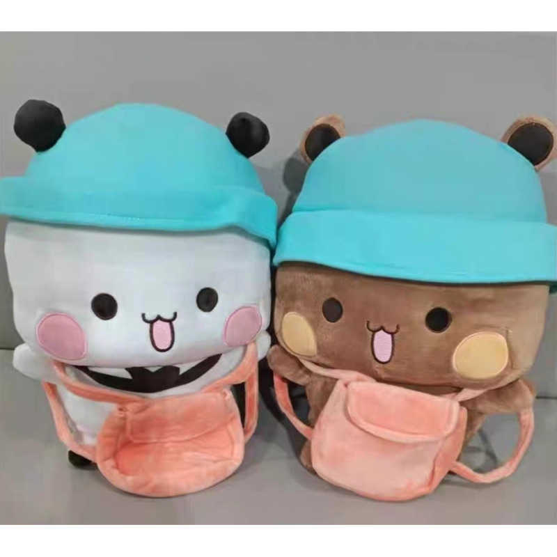Stuffed Plush Animals 1/2PCS Cute Bubu And Dudu Panda Plush Toy Cartoon Panda Bear Doll Soft Stuffed Pillow Room Decor Children's Day Gift For Ki