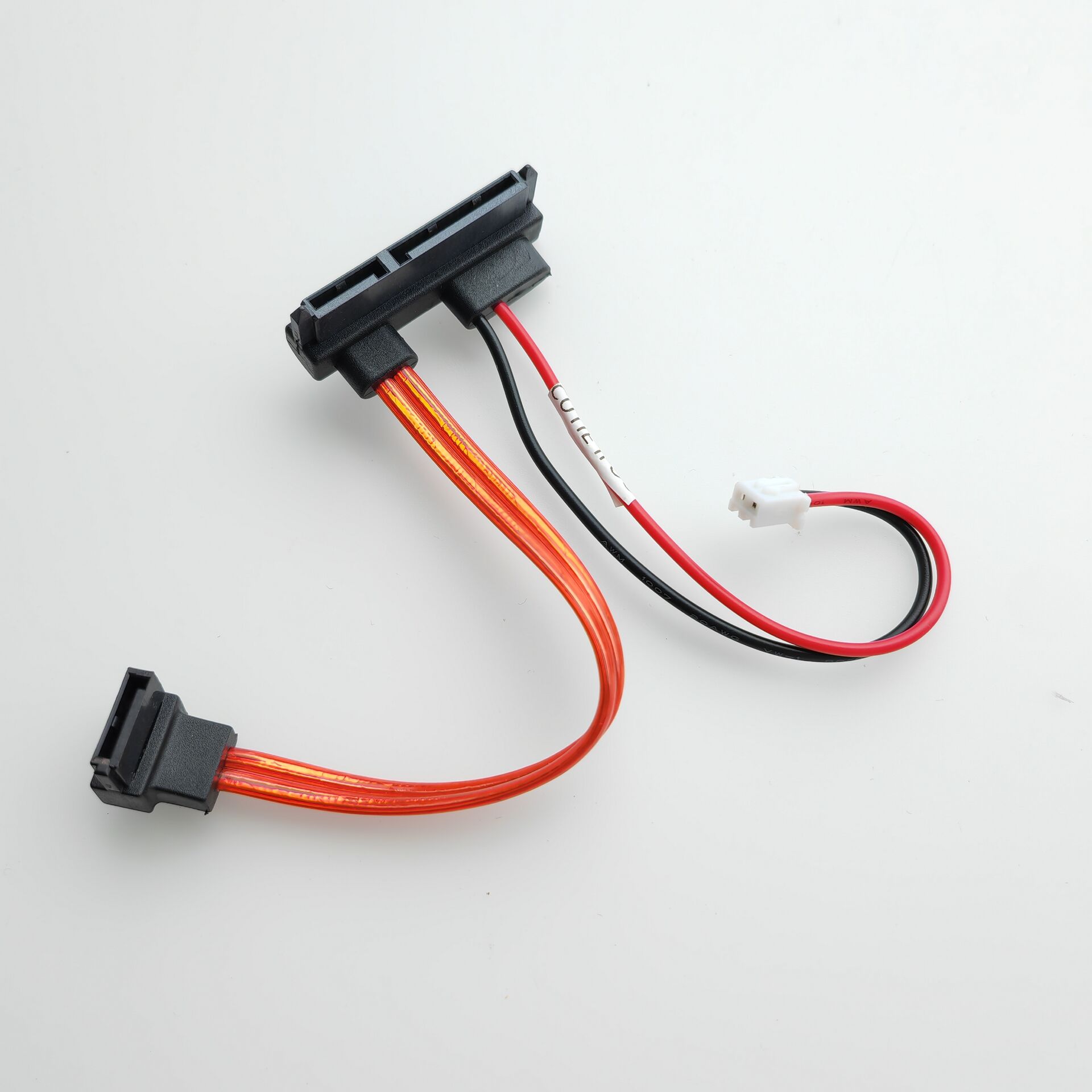 90 Degree Right Angle 7+15 Pin 22Pin SATA Data 2Pin Power Cable for Computer Mini PC Host Case ITX Motherboard SSD HDD Hard Disk