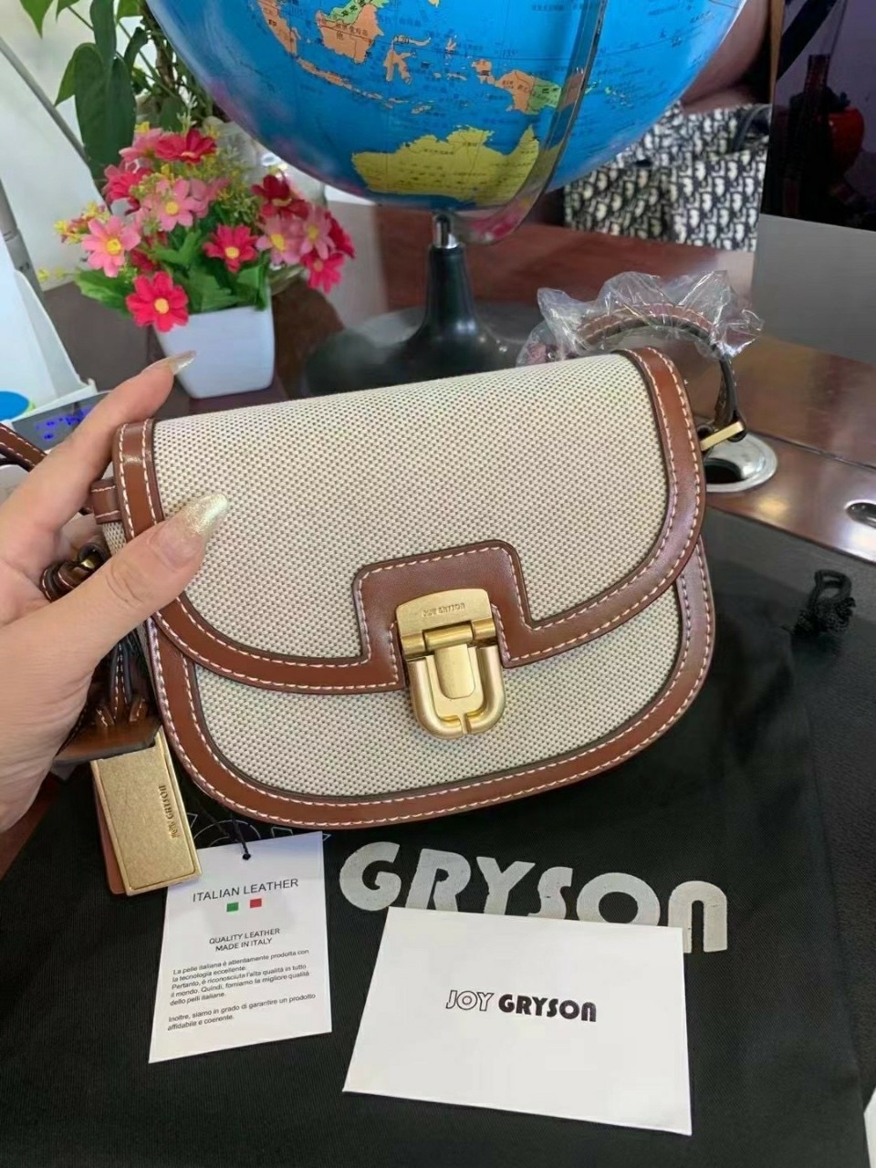 Joy Gryson Bag Saddles Mini Bags Handbag Crossbody Women Shoulder Chest Bag Cute Real Leather Bag Clutch Purse Luxury Designer Cross Body Bags Brown Medium, Brown+canvas
Joy Gryson Bag Saddles Mini Bags Handbag Crossbody Women Shoulder Chest Bag Cute Real Leather Bag Clutch Purse Luxury Designer Cross Body Bags Brown Medium, Brown+canvas