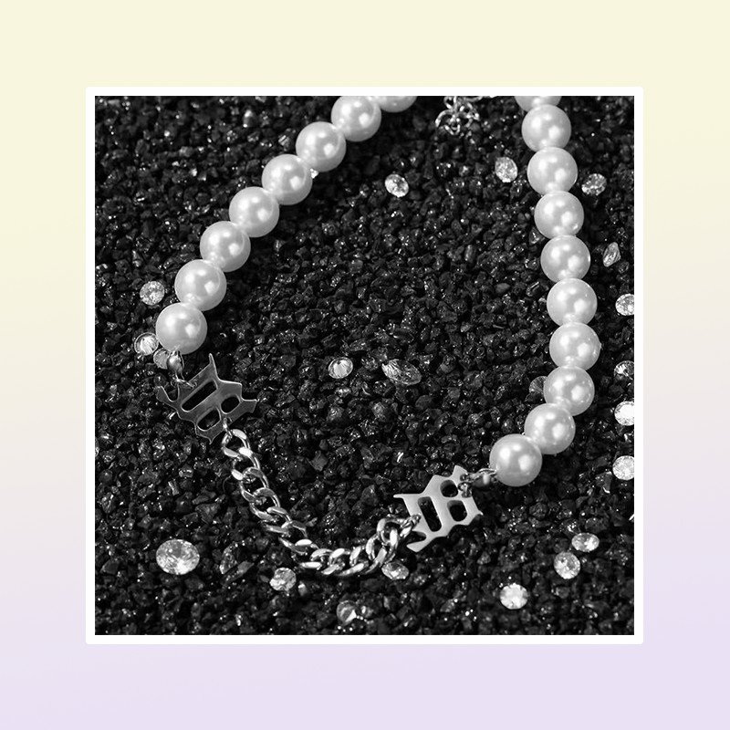 pearl choker necklace for women luxury designer pearls cuban link chain necklaces ins fashion hip hop necklace hip hop jewelry