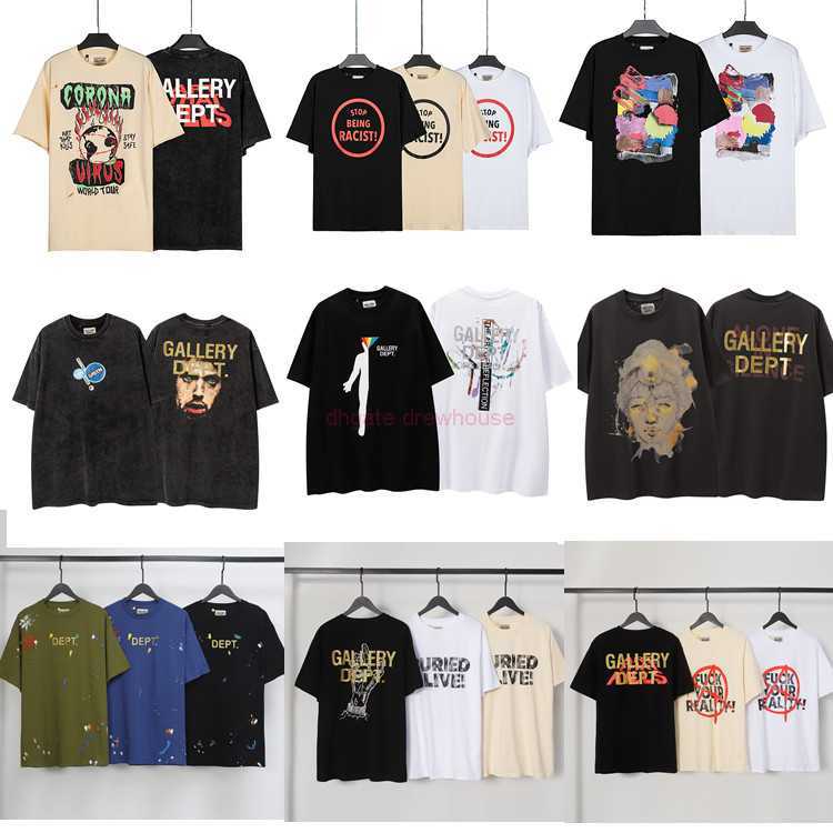 Fashion Designer Clothing Tees Rock Tshirt Galleryes deptes American High Street Vintage Printed Vintage Loose Cotton T-shirt Men Women Sportswear 23ss, G letter printed black
Fashion Designer Clothing Tees Rock Tshirt Galleryes deptes American High Street Vintage Printed Vintage Loose Cotton T-shirt Men Women Sportswear 23ss, G letter printed black