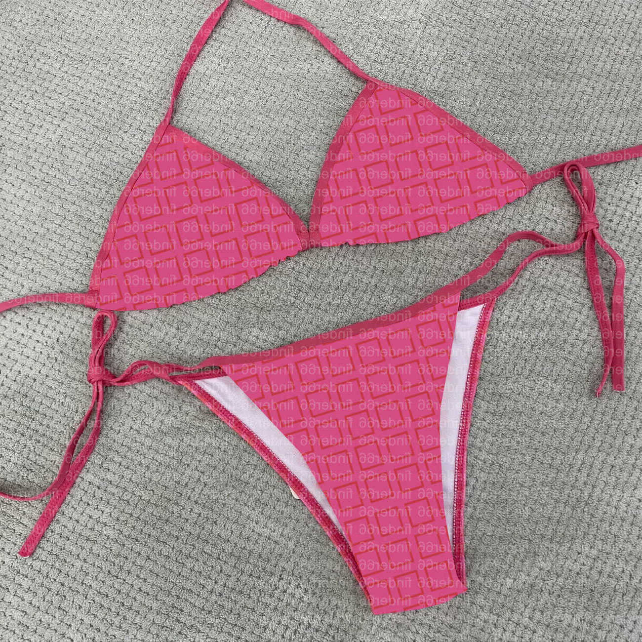 Designer Swimwear Bikini Top Women Pink Bikini Set of Letter Printing With Pads Womens Holiday Swimsuit Sexy Swimming Beach Surfing Swim
Designer Swimwear Bikini Top Women Pink Bikini Set of Letter Printing With Pads Womens Holiday Swimsuit Sexy Swimming Beach Surfing Swim