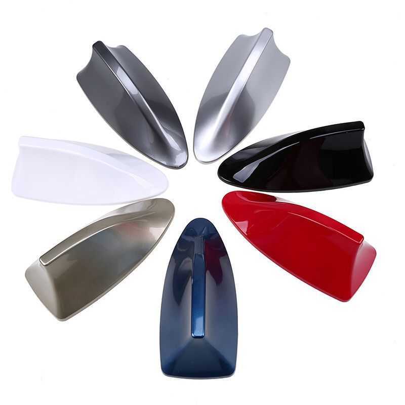 2022 Car Antennas Shark Fin Antenna Auto Radio Signal Aerials Roof Antennas for Universal Car Model Car Styling