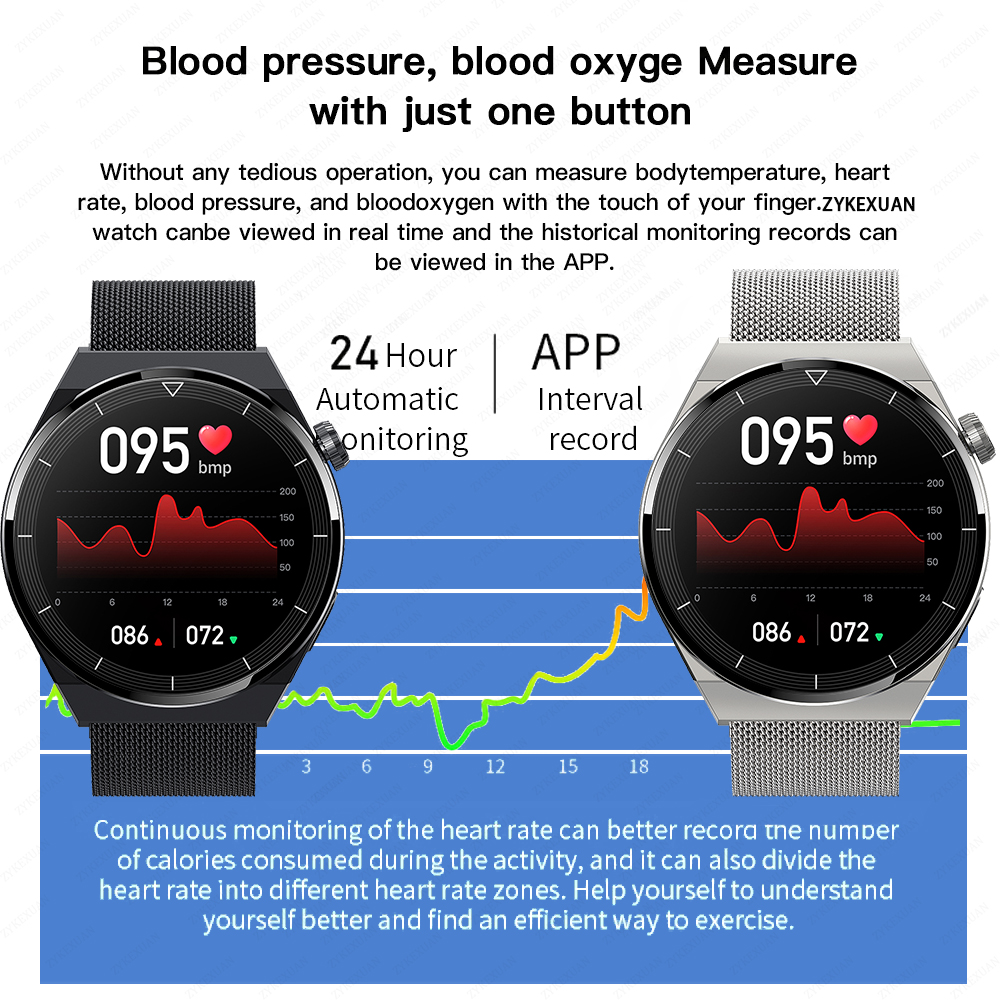 Smart Watch GT3 Pro Mens Watches HD Large Screen Display Voice Calling Health Sports Fitness Tracker Waterproof Smartwatch
