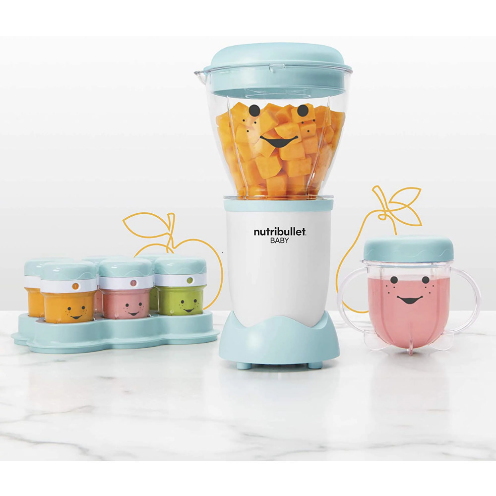 Baby Food Mills Baby Food Blender 32-oz Blue NBY-50100 Mixeur Blender Food Processor 230427