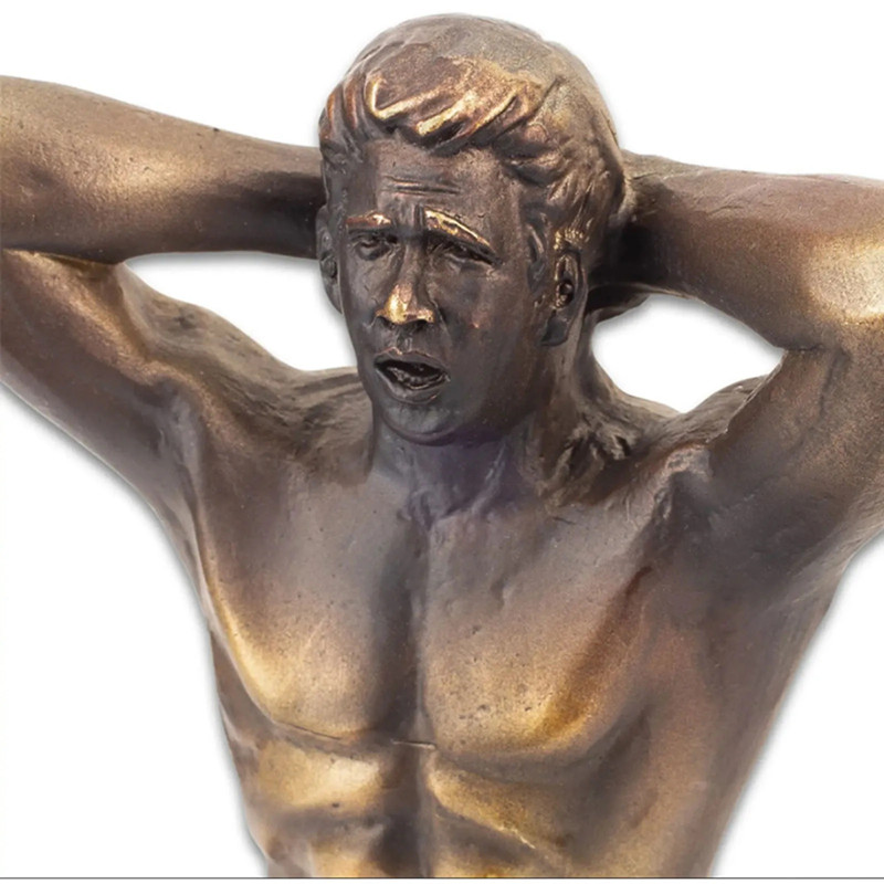 Decorative Objects Figurines Creative Spoof Doorbell Sounds Funny Home Door Bell Knocker Resin Handicraft Pendant Wall Decor Hanging