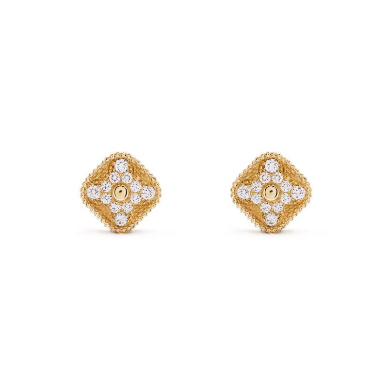 Designer full diamond clover earrings luxury jewellery earrings women's fashion bracelet titanium steel Non-Fading Non-Allergenic
Designer full diamond clover earrings luxury jewellery earrings women's fashion bracelet titanium steel Non-Fading Non-Allergenic