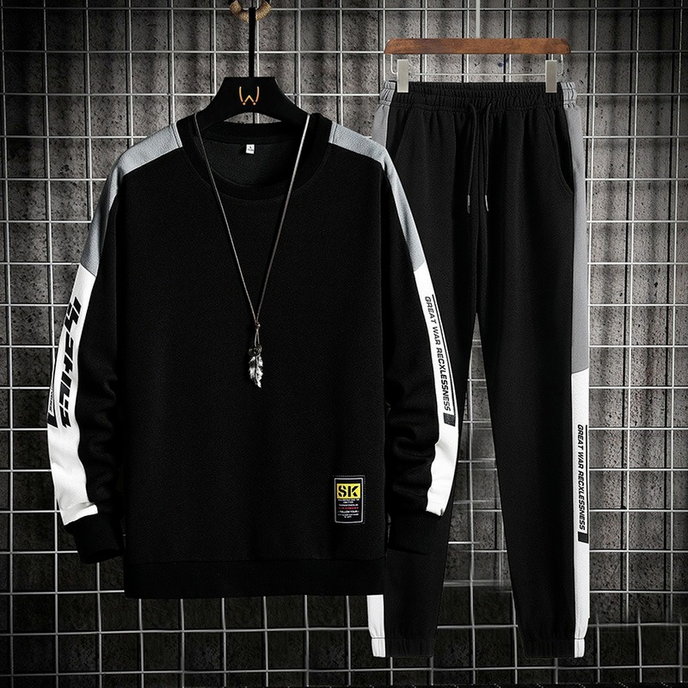 Men's Tracksuits Men Spring and Autumn Clothes 2 Piece Set Men Sweatsuit Tracksuit Outwear Harajuku Jogging Suit Long sleeve Shirt Set Outfits 23