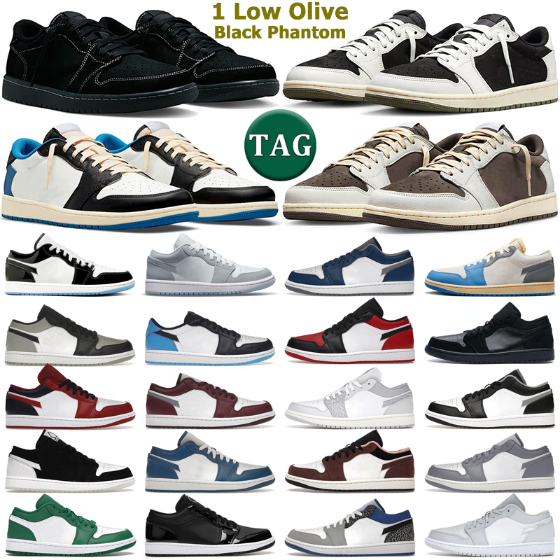 1 low basketball shoes men women 1s Olive Black Phantom Reverse Mocha Fragment Concord Vintage UNC Wolf Grey Black White Bred Toe mens trainers sports sneakers, 24
1 low basketball shoes men women 1s Olive Black Phantom Reverse Mocha Fragment Concord Vintage UNC Wolf Grey Black White Bred Toe mens trainers sports sneakers, 24