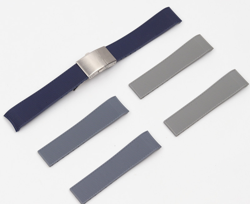 Watch Bands 21MM Rubber SilICONe Strap Waterproof band for strap Conquest HydroConquest L3 Black Accessories 230426