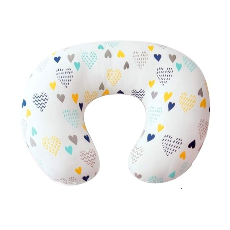 Pillows Baby Nursing Cover born Maternity Breastfeeding Print Ushape Breathable Slipcover 230426