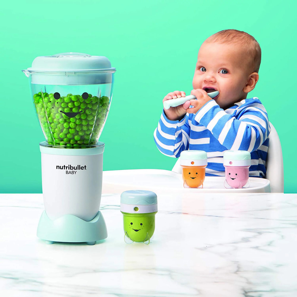 Baby Food Mills Baby Food Blender 32-oz Blue NBY-50100 Mixeur Blender Food Processor 230427