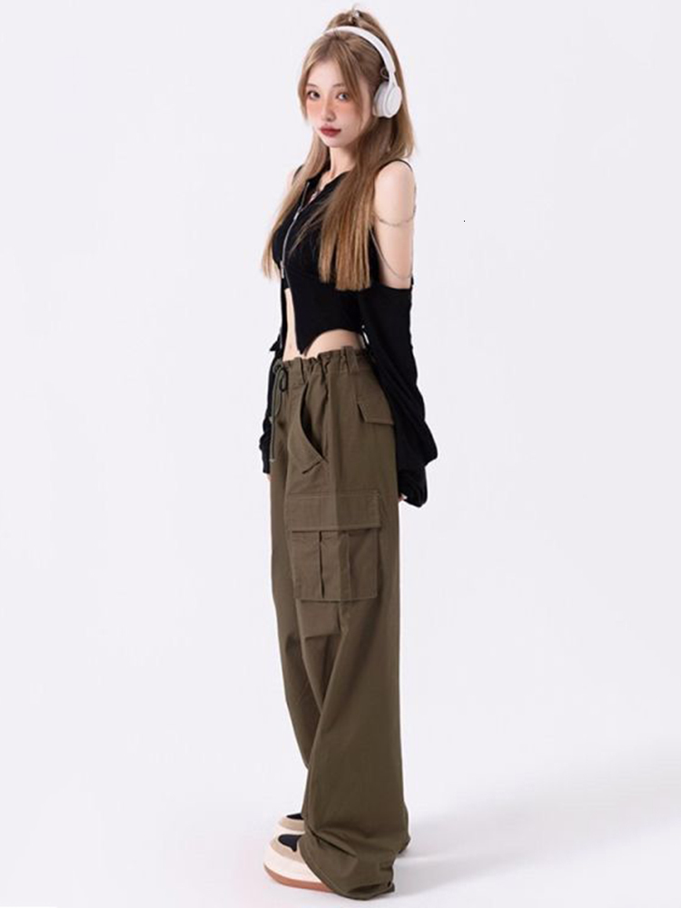 Women's T Shirt Kaus Lengan Panjang Ritsleting Wanita sweet Ins Chic Y2k Atasan Crop Mode Baru Korea Pakaian Off Shoulder Gadis Muda Bergaya 2304