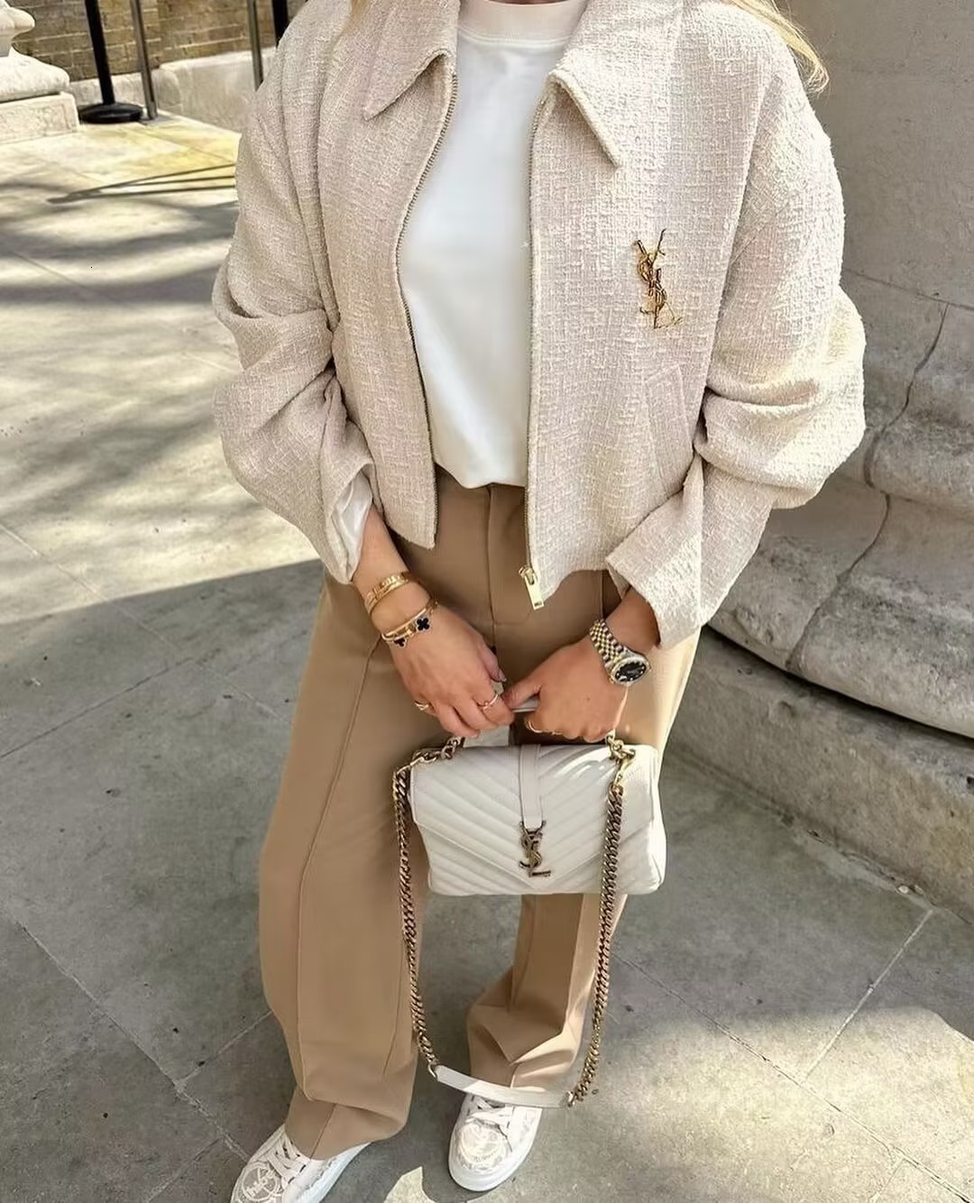 Women's Jackets SLTNX TRAF Fashion Woman Bomber Jackets for Women Spring Antumn Coats Ladies Casual with Pockets Decoration Outerwear 230427