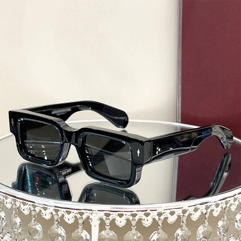 Designer Men Women jac mar Sunglasses chunky plate frame handmade glasses ASCARI luxury quality unique thick eyewear mirror arm design original box