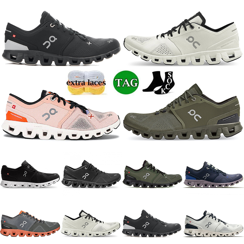 Designer Running Shoes On Running Cloud X 3 black white rose sand orange aloe ivory frame ash rose sand fashion youth women men lightweight runner sneakers size 45, On running cloud x 3olive reseda
Designer Running Shoes On Running Cloud X 3 black white rose sand orange aloe ivory frame ash rose sand fashion youth women men lightweight runner sneakers size 45, On running cloud x 3olive reseda