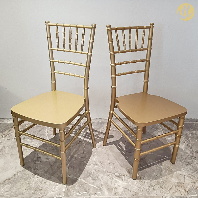 Hotel Bamboo Plastic Chairs Outdoor Wedding Banquet Dining Table PP Chairs
