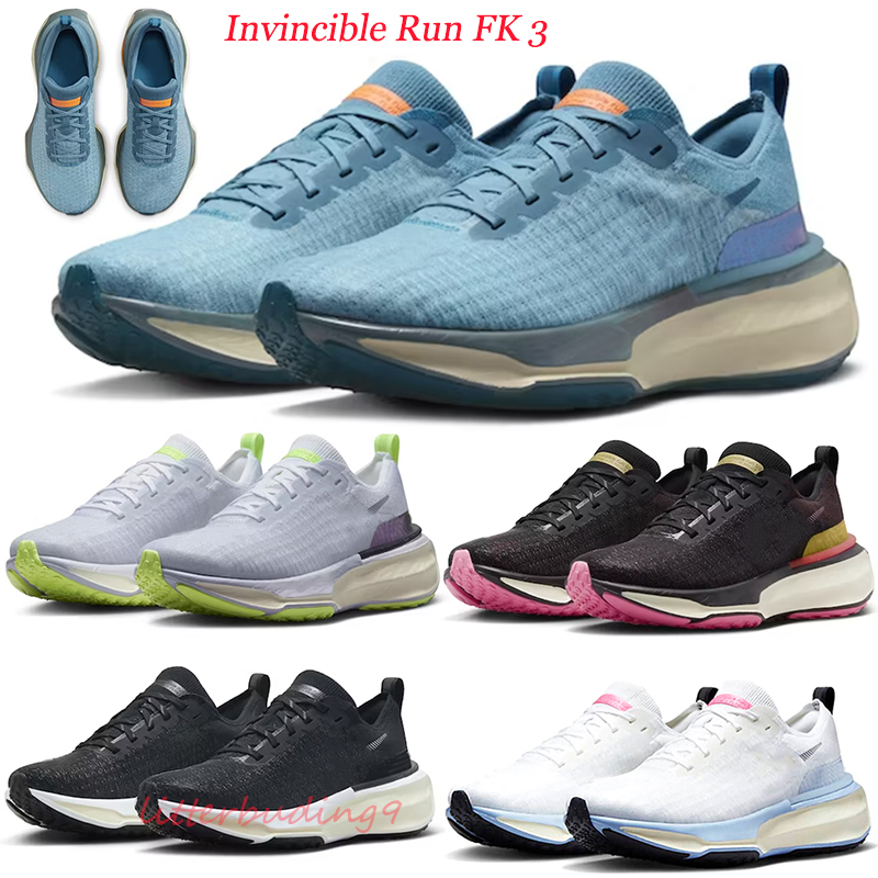Designer Hiking Fly 3 Men Women Running Shoes Zoomx Prototype Invincible Run 3 Deep Blue Navy Black Metallic Silver Blue Outdoor knit Sports Sneakers Size 36-45
Designer Hiking Fly 3 Men Women Running Shoes Zoomx Prototype Invincible Run 3 Deep Blue Navy Black Metallic Silver Blue Outdoor knit Sports Sneakers Size 36-45
