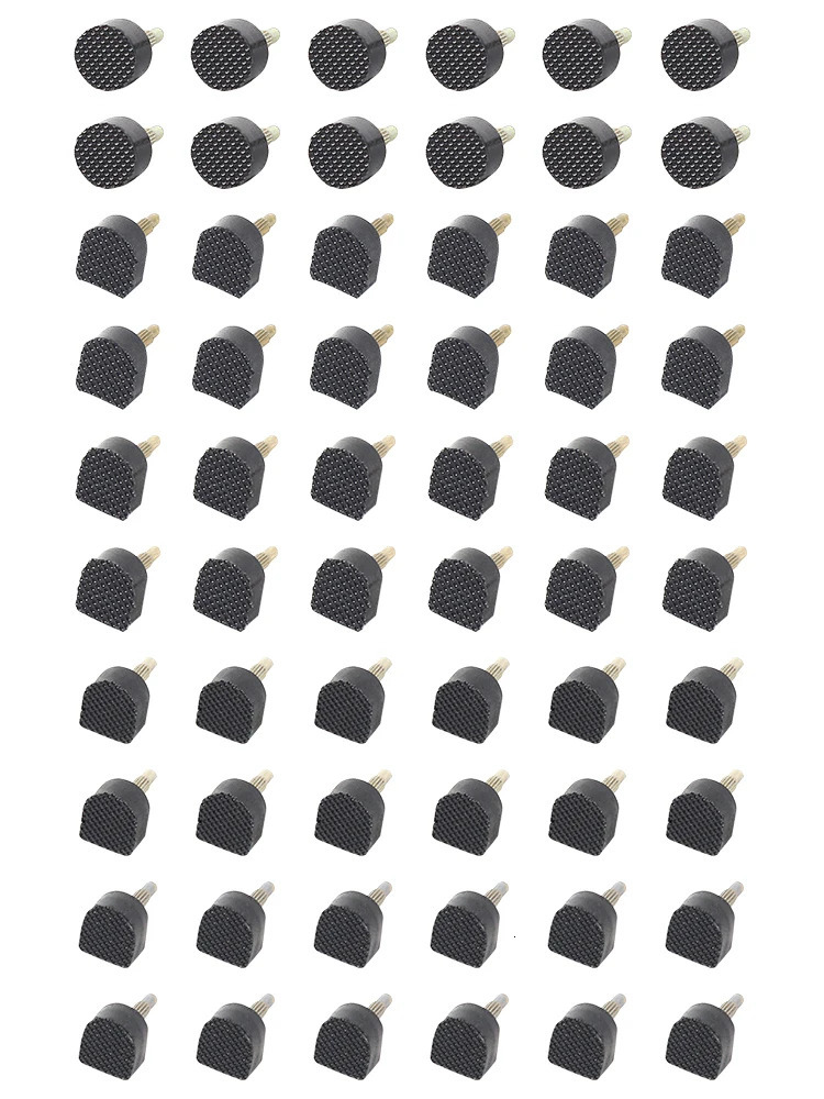 Shoe Parts Accessories 60pcs Lifts Noise Reduction Repair Caps High Heel Tips Non Slip Stiletto Taps Replacement Protector Cover Dowels 231127