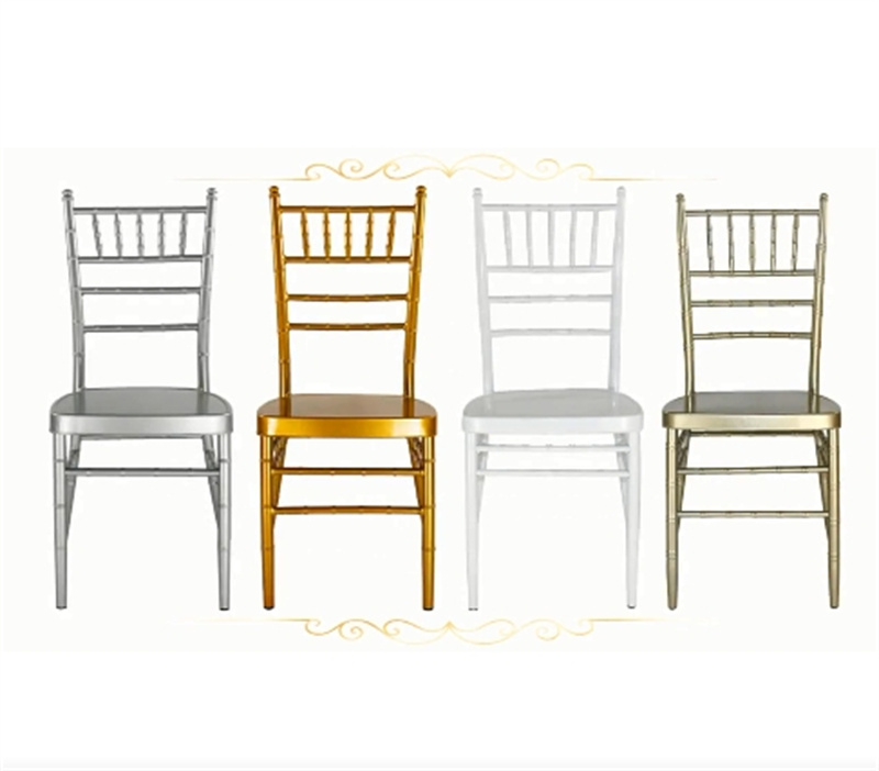 Hotel Bamboo Plastic Chairs Outdoor Wedding Banquet Dining Table PP Chairs