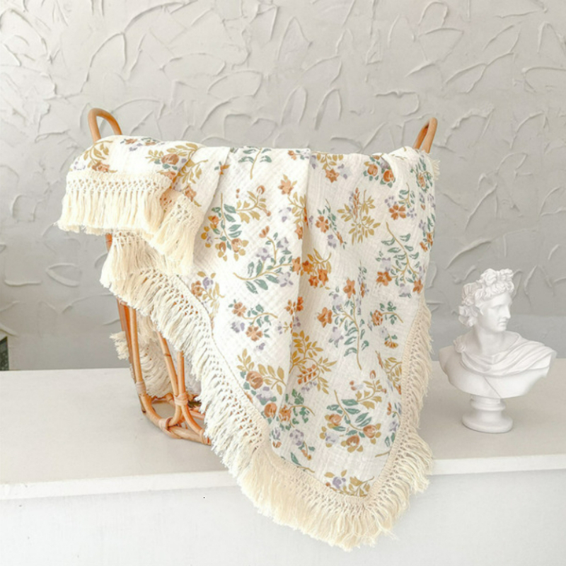 Blankets Swaddling Muslin Baby Cotton born Tassel Receiving Stuff Infant Swaddle Babies Sleeping Quilt Bed Cover 230426, Brown dot
Blankets Swaddling Muslin Baby Cotton born Tassel Receiving Stuff Infant Swaddle Babies Sleeping Quilt Bed Cover 230426, Brown dot