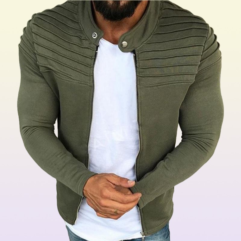 Men039s Jackets Winter Slim Fit Warm Coat Moto Biker Stylish Cool Muscle Jacket Outwear Crop Tops Plus Size M3XL6609791