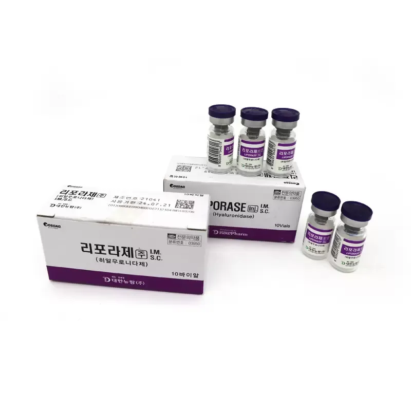 Beauty Items Liporases Solution for dissolving HADermall Fillerrss Sculptrass High safety and good effect
Beauty Items Liporases Solution for dissolving HADermall Fillerrss Sculptrass High safety and good effect