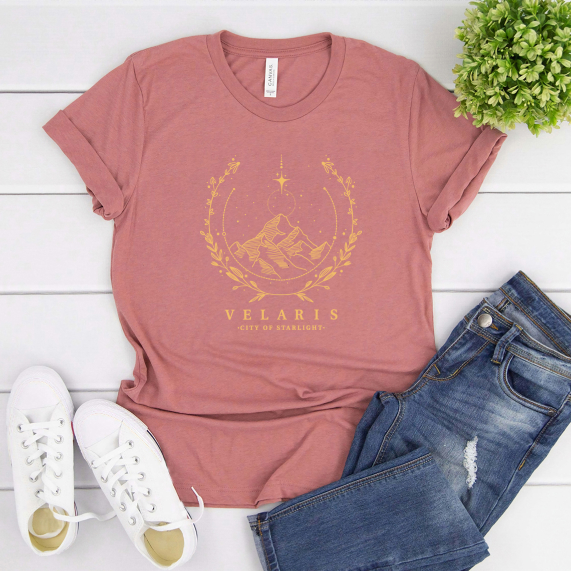 Women's T Shirt Kaus Velaris Acotar The Night Court Wanita Vintage Lengan Pendek Atasan Kota Starlight SJM 230427
