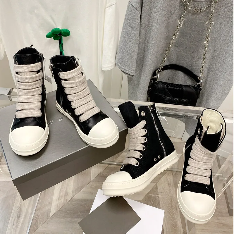 Designer Rick Owens Seak Boots Mini Snow Canvas High boot breathable Black Lace Up light shoes fashion Genuine autumn winter original buckle size 35-46
Designer Rick Owens Seak Boots Mini Snow Canvas High boot breathable Black Lace Up light shoes fashion Genuine autumn winter original buckle size 35-46