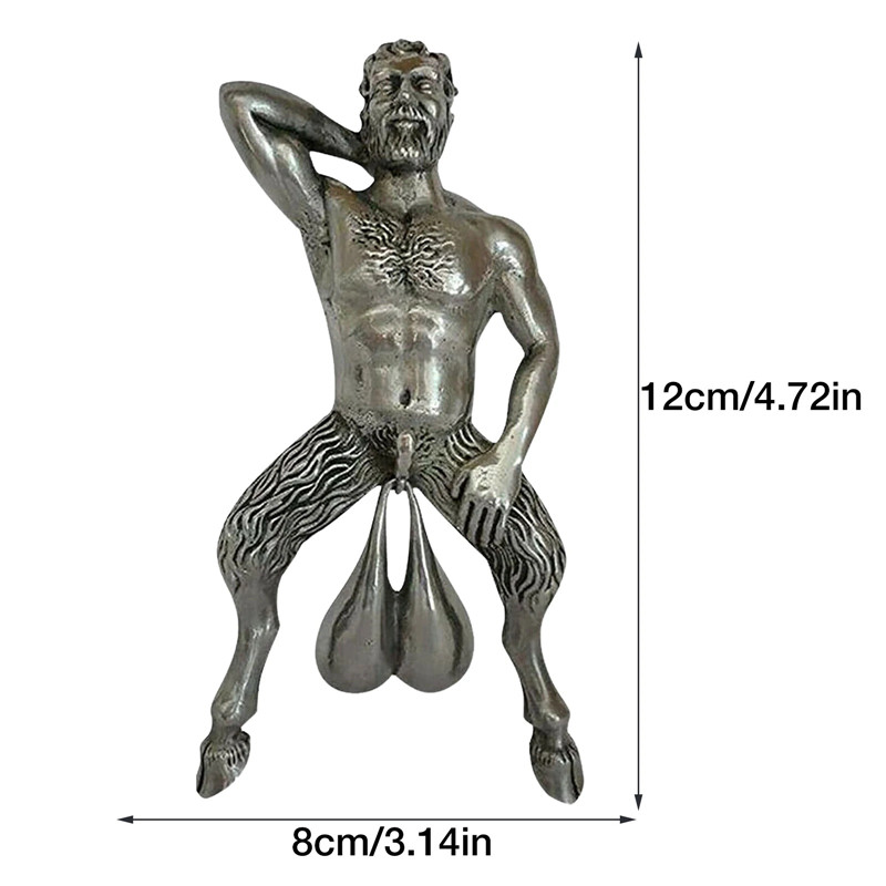 Decorative Objects Figurines Creative Spoof Doorbell Sounds Funny Home Door Bell Knocker Resin Handicraft Pendant Wall Decor Hanging