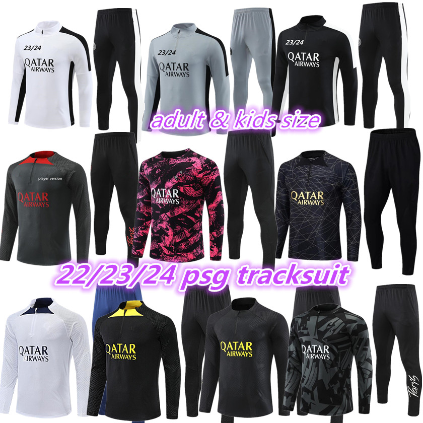 22 23 24 paRIs adult kids tracksuit half zipper TRACKSUITS Survetement 2023 2024 chandal futbol MBAPPE football soccer psgs child boy training suit set, 15
22 23 24 paRIs adult kids tracksuit half zipper TRACKSUITS Survetement 2023 2024 chandal futbol MBAPPE football soccer psgs child boy training suit set, 15