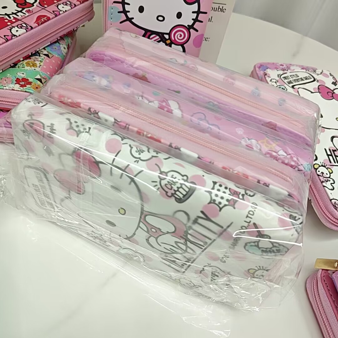 Girl Cute Cat Multi Function Purse Children Cute Accessories Big Capactiy Bag Kids Birthday Gift