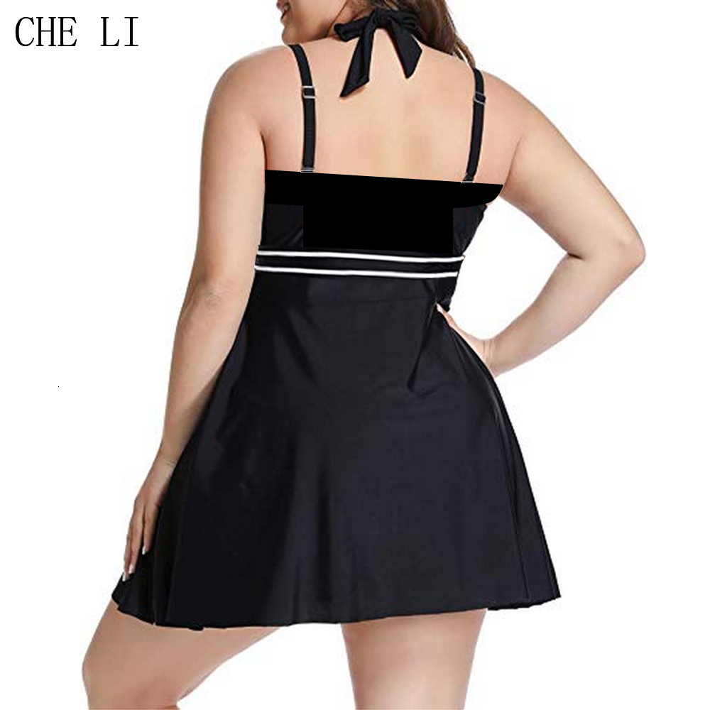 Women's Plus Size Tracksuits Swimwear 5Xl High Waist Twece Bikini Set Sexy Halter Neck Strap Up Summer Clothes Outfits Woman Swimsuit 230426