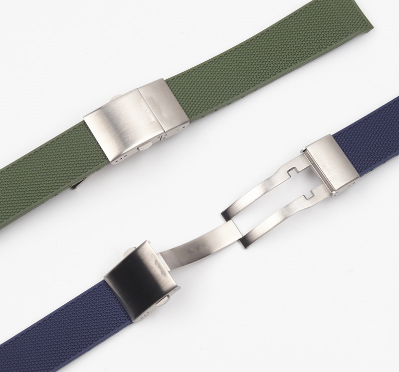 Watch Bands 21MM Rubber SilICONe Strap Waterproof band for strap Conquest HydroConquest L3 Black Accessories 230426