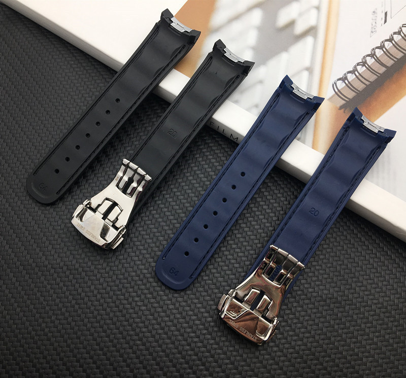 Watch Bands 20mm band Curved End SilICONe Rubber band with Metal for strap 300 AQUA TERRA AT150 8900 Tools 230426
