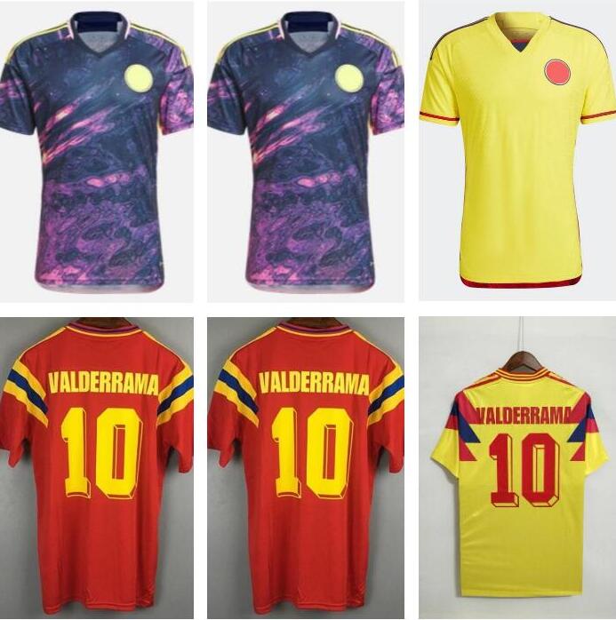 PLAYER VERSION 22 23 24 Colombia away soccer jerseys 2023 2024 1990 Retro Valderrama JAMES copa america football shirt FALCAO Camiseta de futbol maillot
PLAYER VERSION 22 23 24 Colombia away soccer jerseys 2023 2024 1990 Retro Valderrama JAMES copa america football shirt FALCAO Camiseta de futbol maillot