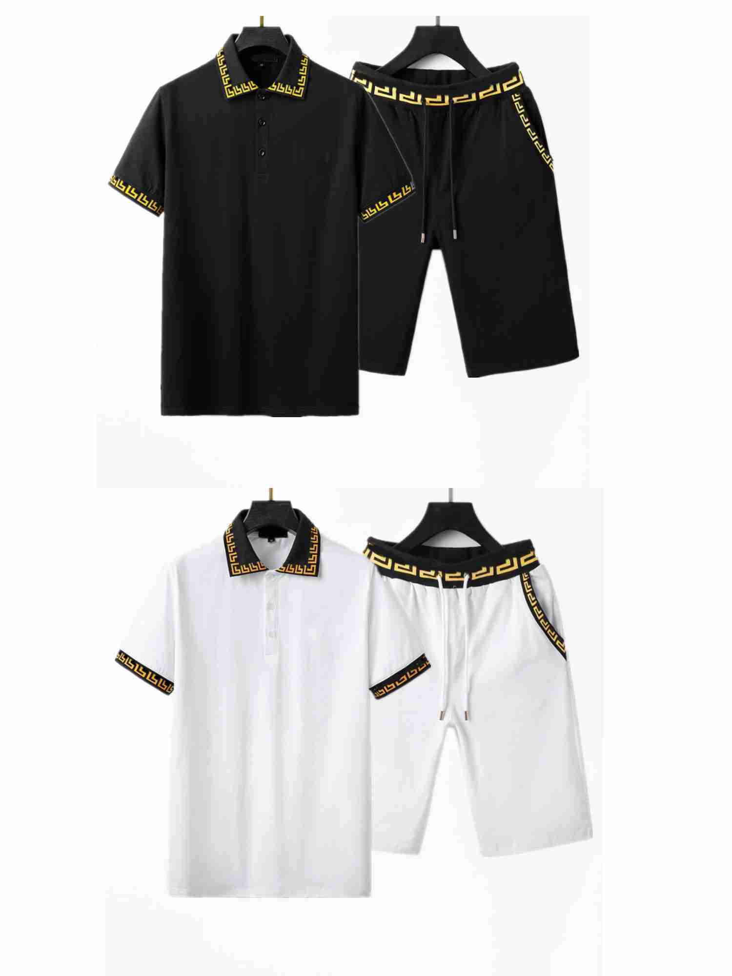 Men's Tracksuits Designer Sports Suit Slimming Display Lapel T-shirt Casual Fashion Stripe Pattern Cotton Brand Spring and Summer Men's M-3xl
Men's Tracksuits Designer Sports Suit Slimming Display Lapel T-shirt Casual Fashion Stripe Pattern Cotton Brand Spring and Summer Men's M-3xl
