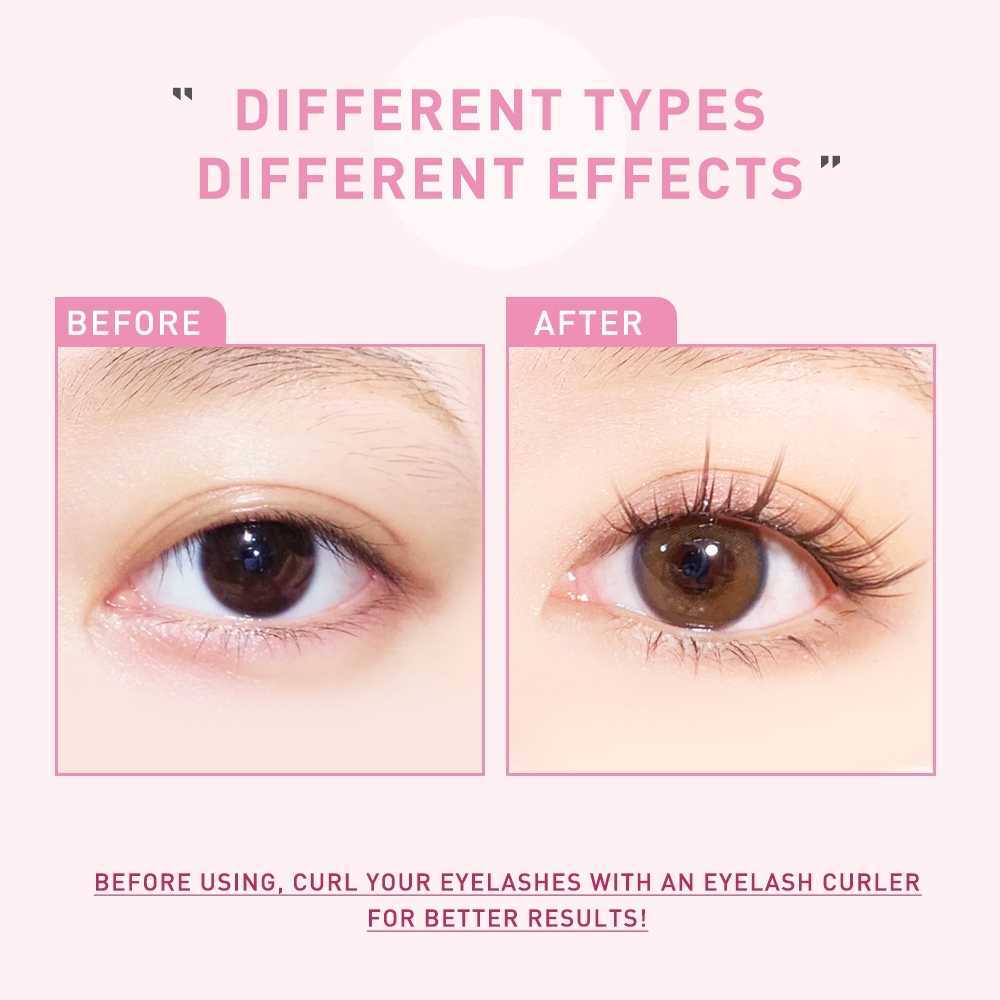 3 PCFalse Eyelashes 3D Lashes Premade Fan A/M Shape Spikes Cluster Eyelash Mix Extension Individual Makeup Super Natural Wispy DIY Premade Peduncle Z0