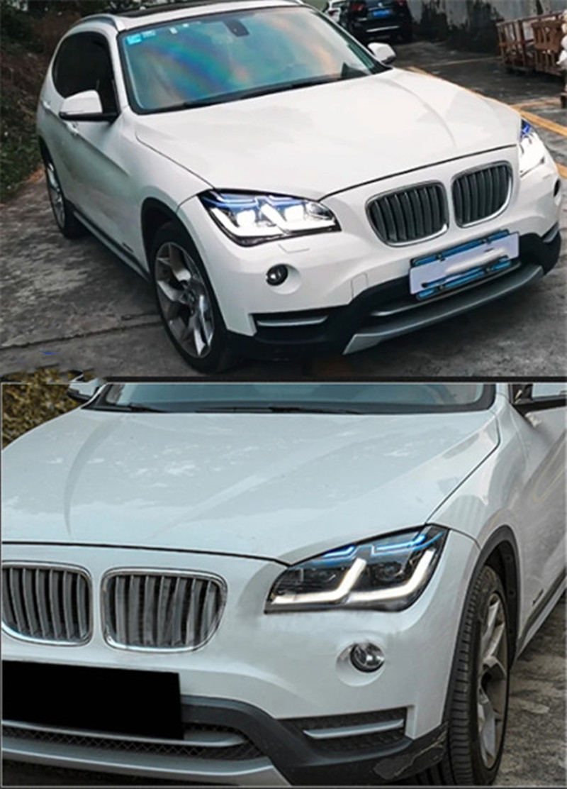 Car Head Lamp for BMW X1 f49 LED Headlight 2011-20 15 Headlights E84 DRL Turn Signal High Beam Angel Eye Lamp