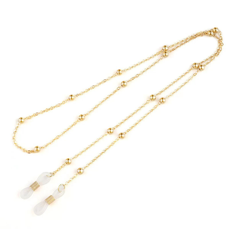 Fashionable Gold Silver Eyeglasses Chains for Women Men Sunglasses Neck Strap Reading Glasses Chain Holder Chain Rope Eyeglass Strap Eyewear Accessori