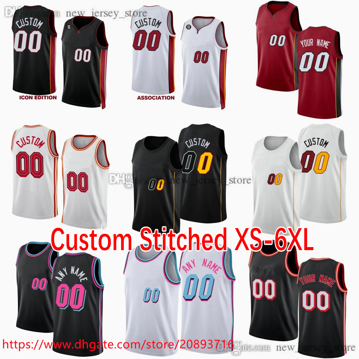 Custom Stitched XS-6XL Basketball Jimmy 22 Butler Jersey 3 Wade 6 James 16 Caleb Martin 24 Haywood Highsmith 25 Robinson 13 Bam 42 Love Adebayo 4 Oladipo 14 Herro, Stitched jersey
Custom Stitched XS-6XL Basketball Jimmy 22 Butler Jersey 3 Wade 6 James 16 Caleb Martin 24 Haywood Highsmith 25 Robinson 13 Bam 42 Love Adebayo 4 Oladipo 14 Herro, Stitched jersey