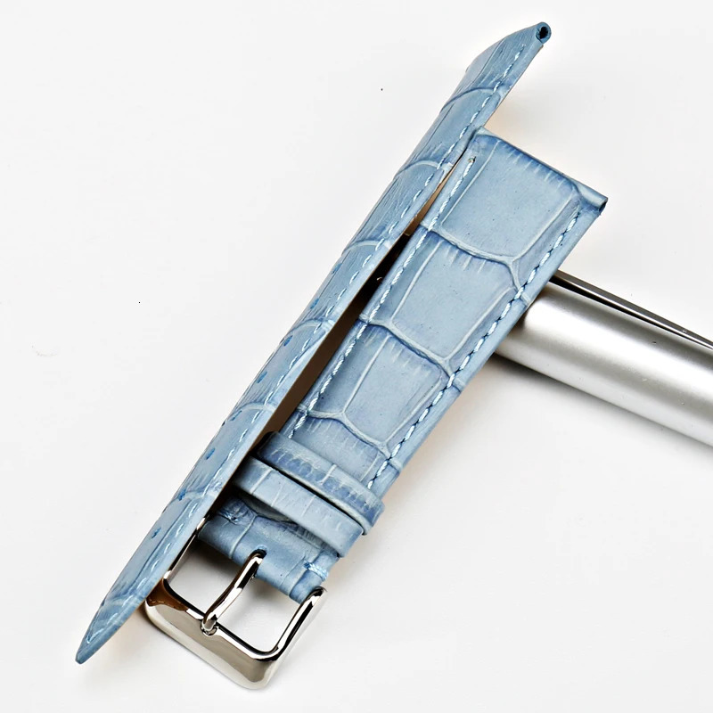 Watch Bands Fashion Genuine Leather Watch Band 1214161718192022mm Watchbands Belt Bracelet Yellow Blue Pink Red Women Watch Strap 231128