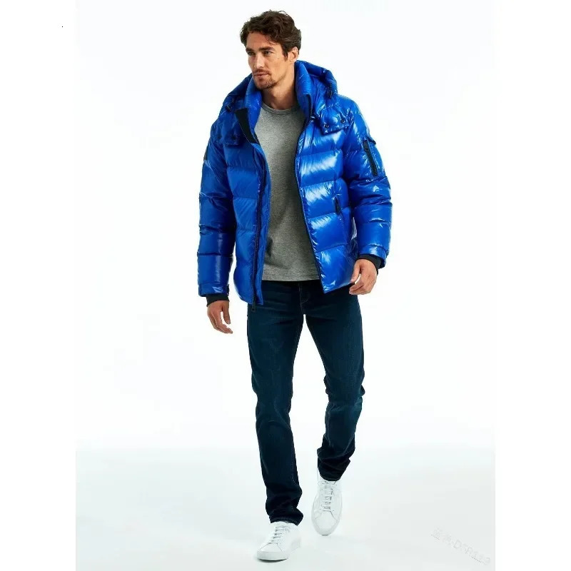 Down Parkas: Men's Warm Hooded Coats With Pockets For Winter