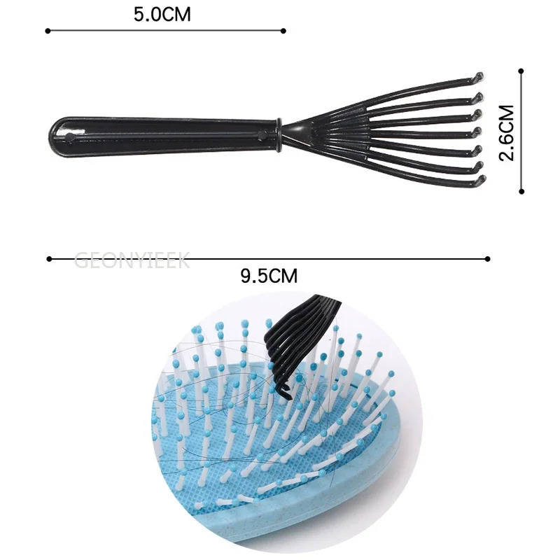Hair Scalp Massage Comb Bristle Nylon Hairbrush Wet Curly Detangle Anti-Static Hair Brush Professional Salon Hairdressing Style 231128