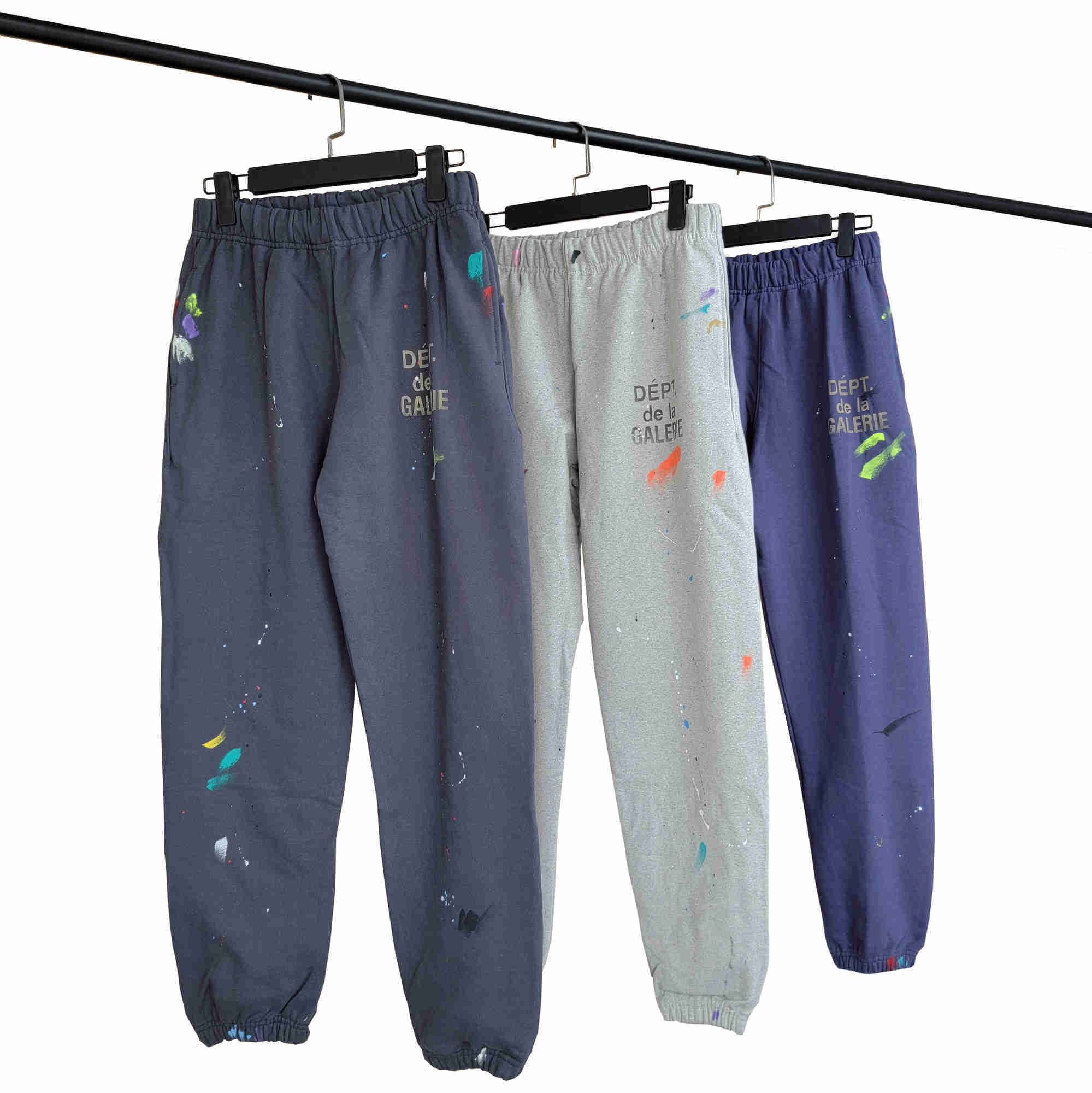 Designer Clothing Fashion Pant Galleryes Depts ink splashing hand-painted graffiti high street pants loose casual Leggings guard pants Men's Women's Rock Sweatpants, Grey marl
Designer Clothing Fashion Pant Galleryes Depts ink splashing hand-painted graffiti high street pants loose casual Leggings guard pants Men's Women's Rock Sweatpants, Grey marl