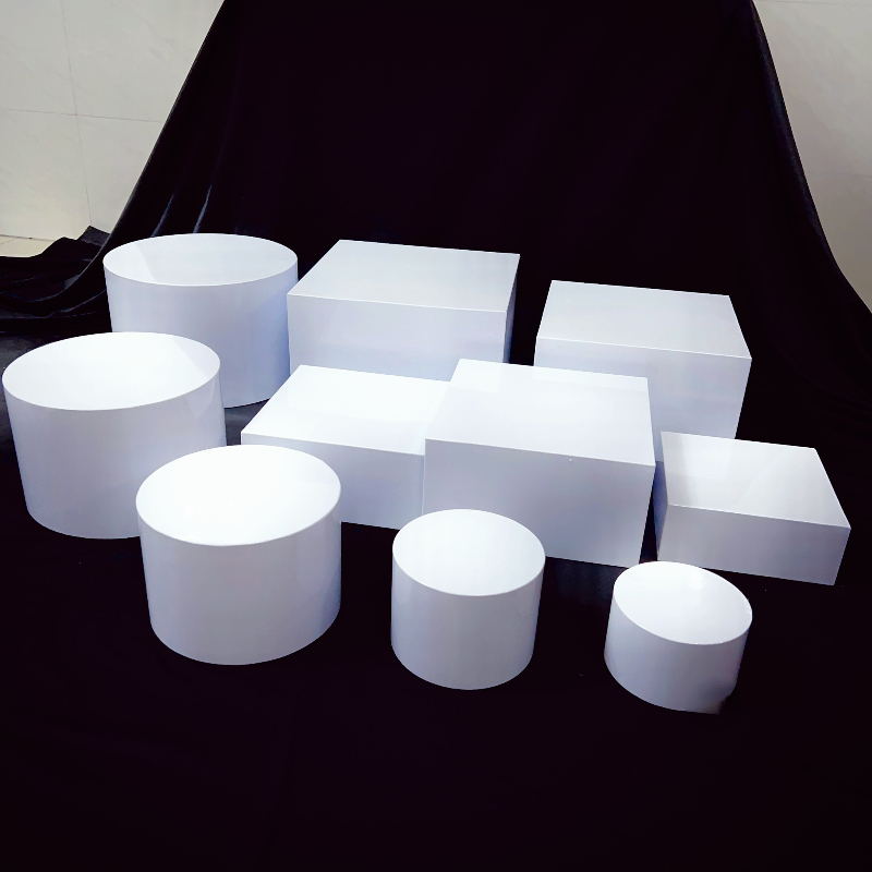 10pcs Fashion Wedding Romantic Cake Decoration Candy Bar Buffet Plate Trays Wedding Table Centerpieces Candle Flower Favors Gift Food Fruit Drink Tea 