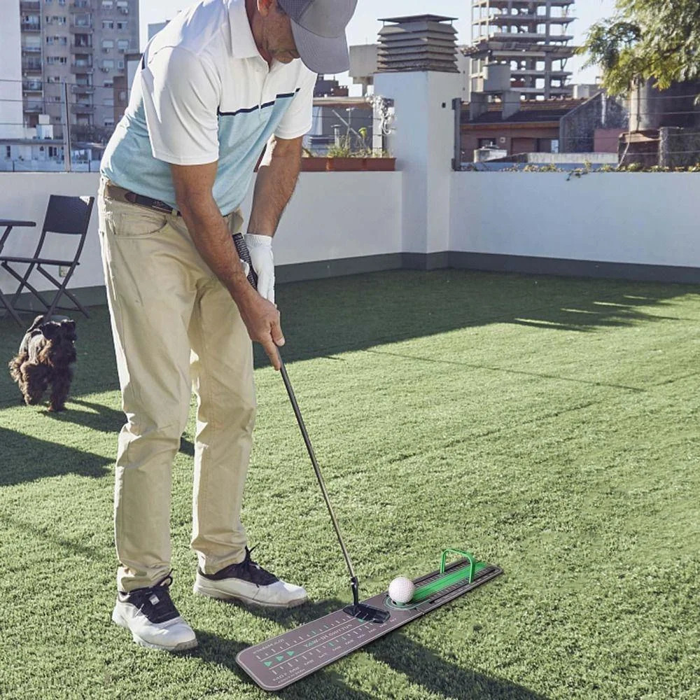 Other Golf Products Precision Distance Putting Drill Green Mat Ball Pad Mini Training Aids Accessories 231128