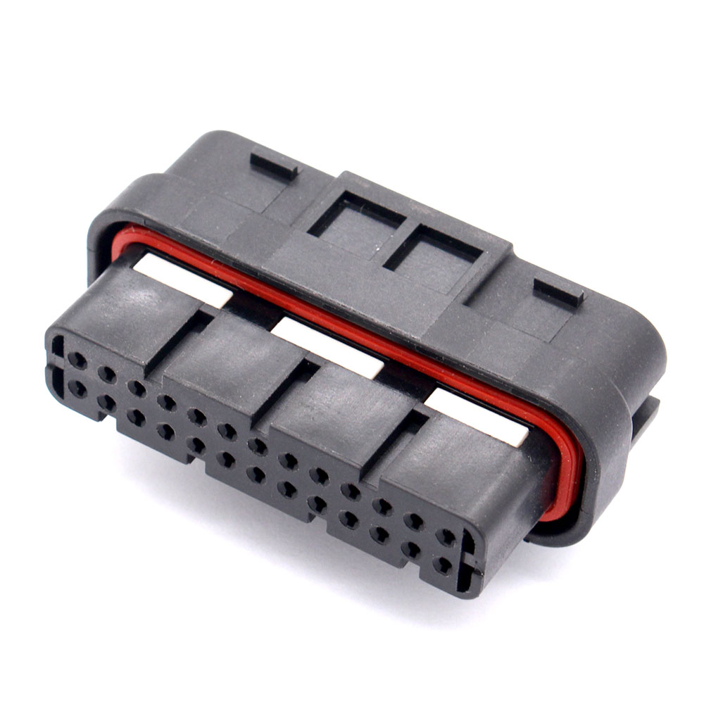 26Pin Way Tyco AMP Superseal 1.0 Cable Mount Plug Housing Auto Computer Connector ECU 1473712-1 1473712-2